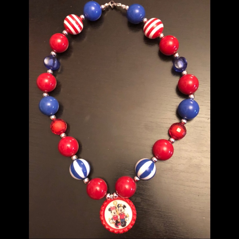 Disney Cruise Mickey and Minnie Necklace